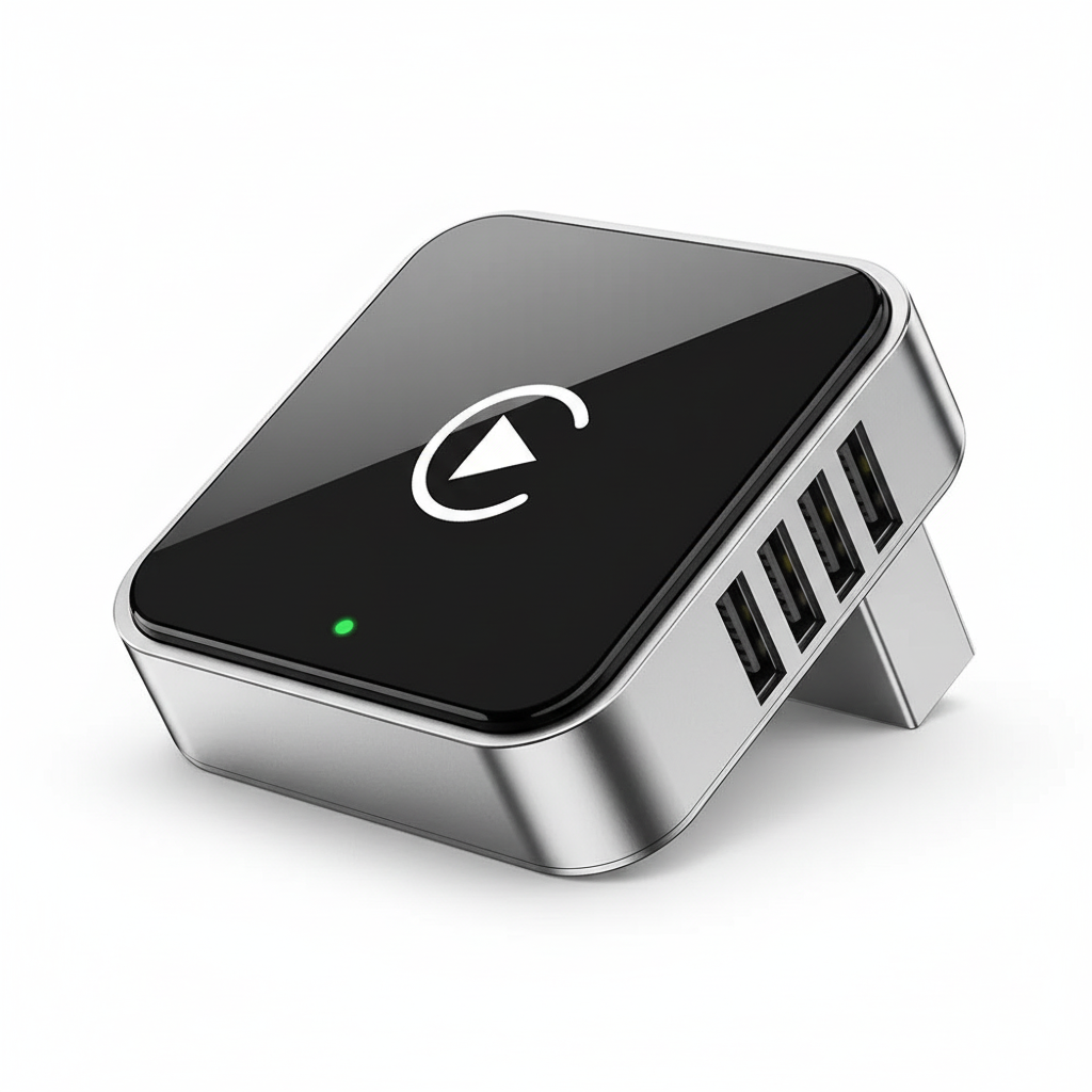 Adaptador CarPlay ángulo frontal