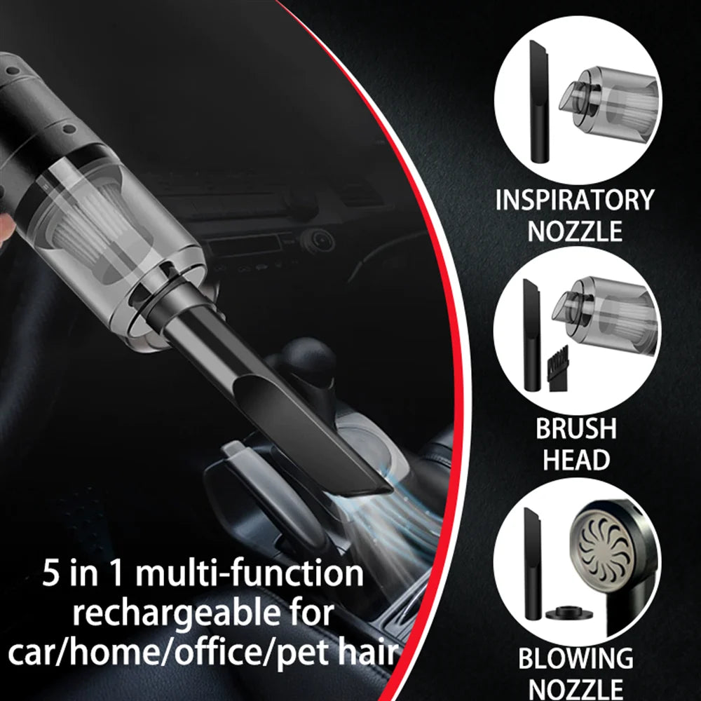 Portable Small Vacuum Cleaner for Multi Purpose Vehicles Small Household Pump Handheld Car Vacuum Cleaner