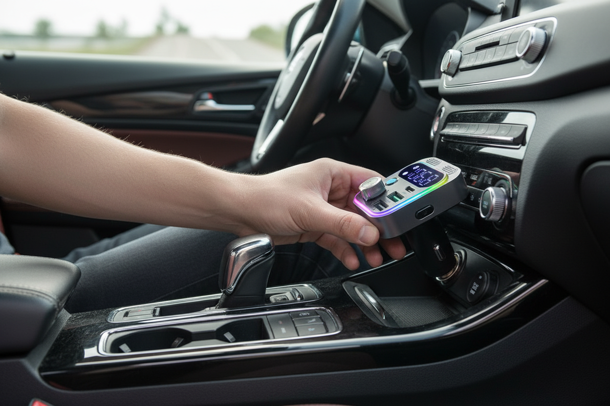 Instalando en el coche